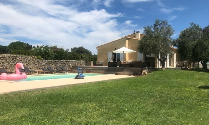 Saint-Quentin-la-Poterie House | Jardin d’Uzès - Climatisée avec piscine