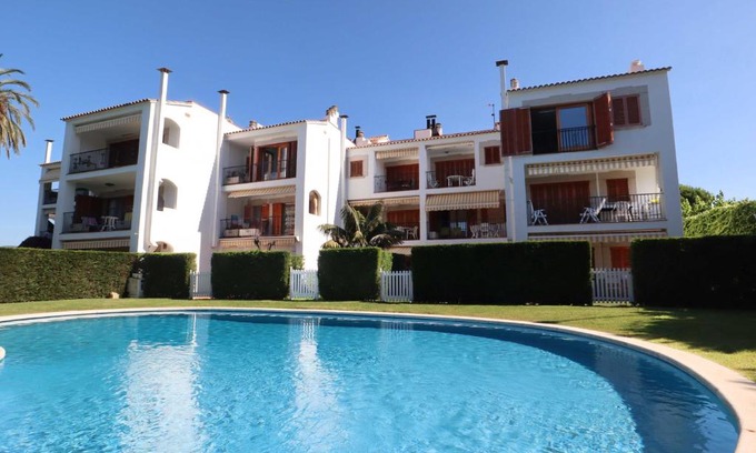 S'Agaro Apartment | Jardins de S'agaro per 6 pax, piscina comunitaria y parking E32286