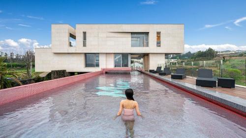 Aewol House | Jeju Mia Private Pool Villa large outdoor warm pool