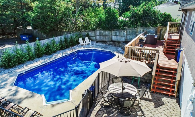 Brick House | Jersey Shore Relaxation Station - space for a base all year round