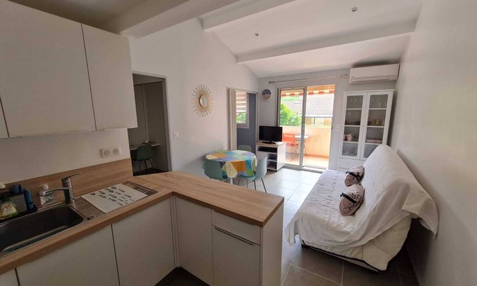 Sainte-Maxime Condo | Joli 2 Pièces Neuf 300m Plage