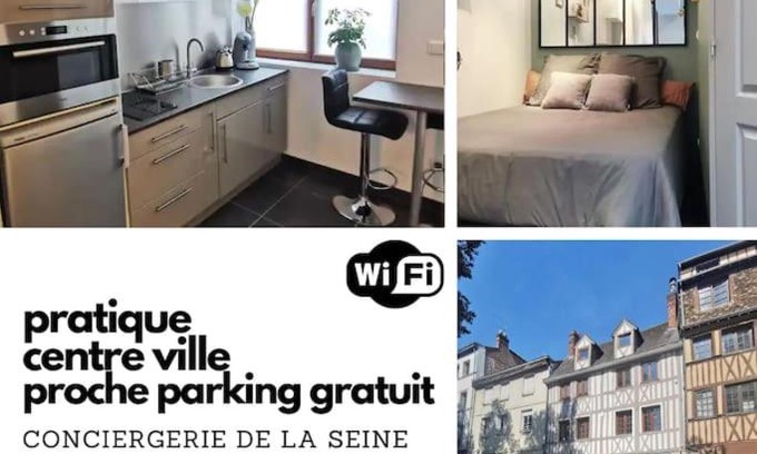 Quartier Saint-Marc - Croix de Pierre - Saint-Nicaise Apartment | Joli Studio ✧ Centre historique