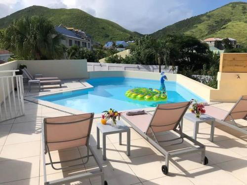 Cul de Sac Apartment | Jolie Suite dans résidence avec piscine