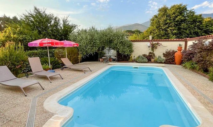 Sezze Villa | JUBILEE YEAR. South Rome. 3 bed Villa. Heated pool, air cond, mountain view.