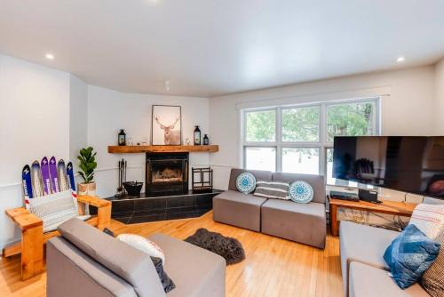 Saint Ferreol les Neiges Ski Chalet | Jumelle d'en haut 1817 - 5 chambres - 15 personnes