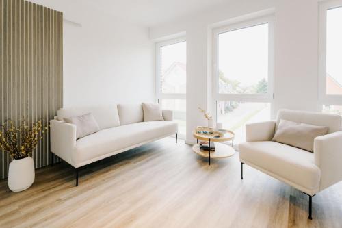 Greetsiel Apartment | Küsten Suite de See - Suite 4 seitliche Deichlage, Balkon, 89qm