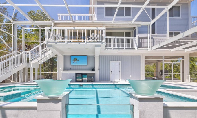 Twin Lakes House | Key Largo waterfront home with a pool! Central to all the best attractions!