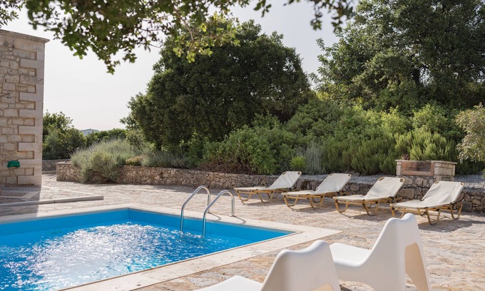 Mylopotamos Villa | Koules Estate-Iris, with Pool & BBQ, an Agricultural barn for Nature lovers
