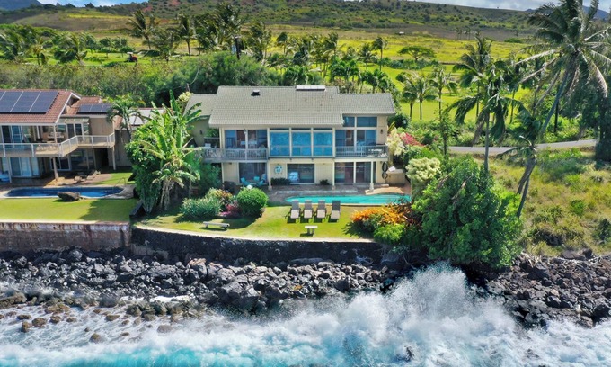 Poipu House | Kukuiula Bay House By Parrish - Oceanfront Family Home