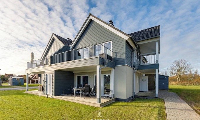 Busum Apartment | Küstenhuus: A dream vacation on the North Sea with sauna