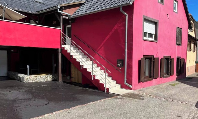 Lautenbach Apartment | L'Alsacienne room and spa, cosy atmosphere, whirlpool spa and wood-burning stove