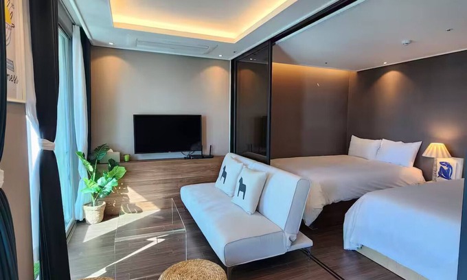 Haeundae Apartment | L26-2[Newly Built/합법숙소][고층오션뷰/핵심번화가/해변5분/지하철역3분]