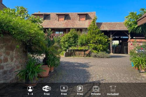 Sainte-Croix-en-Plaine Apartment | La Grange - Ground Floor Apartment, Terrace, Free Private Parking, Near Colmar