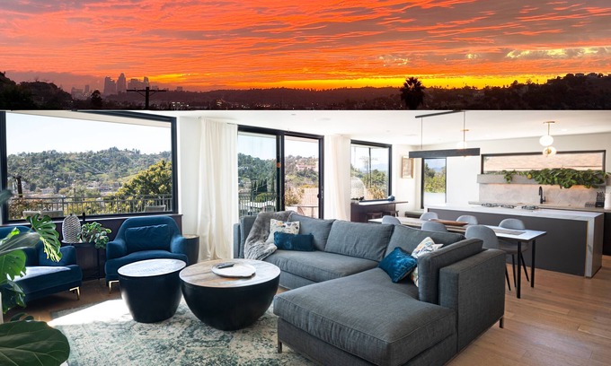 Montecito Heights House | LA Hillside House dramatic views, super clean. 2bed/2bath