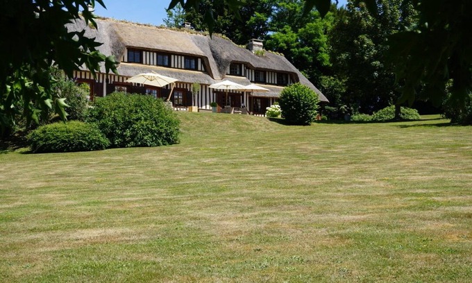 Manerbe Cottage | La Moutinière 4*, luxurious Norman house with swimming pool, 25mn from Deauville