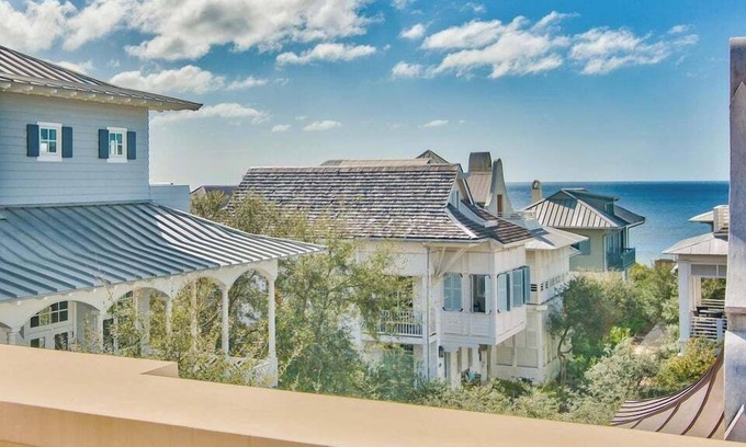 Rosemary Beach House | Lady Martinique | Exquisite 5 Bedroom with Private Pool, Outdoor Fireplace