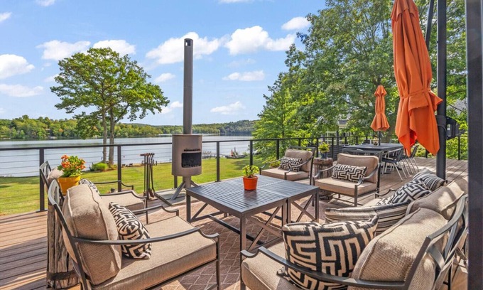 Copake Lake House | Lake Front Home with Private Beach Dock Golf and Views