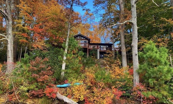 Chesapeake Ranch Estates-Drum Point House | Lake-house with a magnificent view