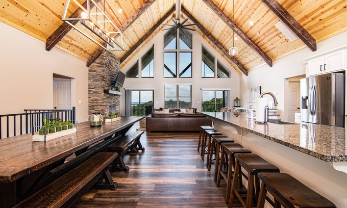 Indian Point House | Lake Views, Indoor/Outdoor Pool, Hot Tub, sleeps34