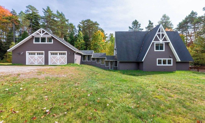 Owls Head House | Lakefront Adirondack A Frame Chalet Direct Access to ATV and Snowmobile Trails