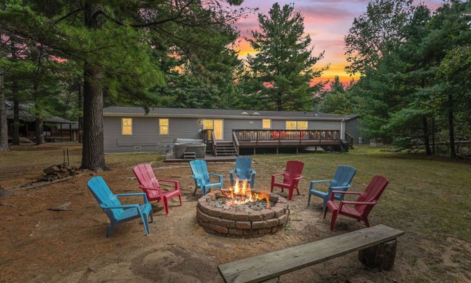 Friendship House | Lakefront Beauty with Hot Tub and Dock