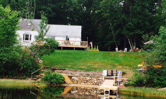 Oxford House | Lakefront Home w/New Hot Tub, Casino 1 mile away, Hiking, Foliage - Fall 25% off