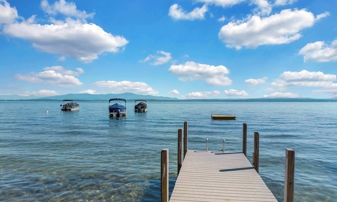 Gilford House | Lakefront, Mtn Views, Game Room, Hot Tub & More!