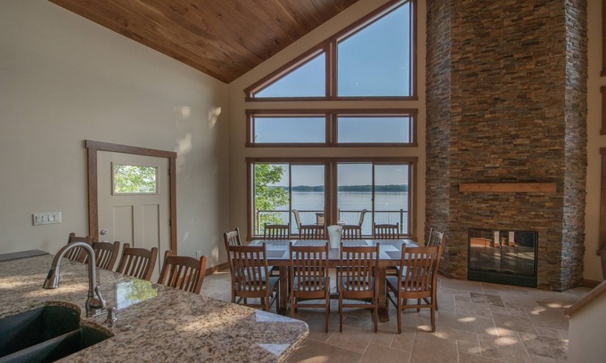 Newport House | Lakeside 7 Bedroom Villa, Fire Pit, Near Gatlinburg!