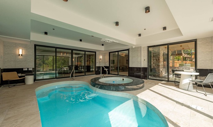 McHenry House | Lakeside Luxury w/Pool, Hot Tub & Views