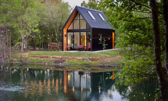 Lacy-Lakeview Cabin | Lakeside North at Live Oak Lake | Modern Cabin