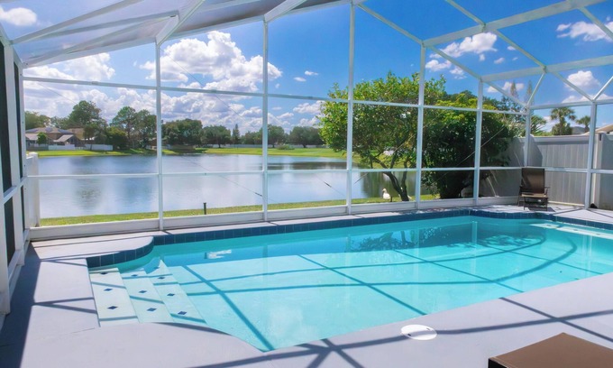 Meadow Woods Villa | Lakeview 3 Bedroom, 2.5 Bathroom Villa & Private Pool (very close to Disney and Orlando)