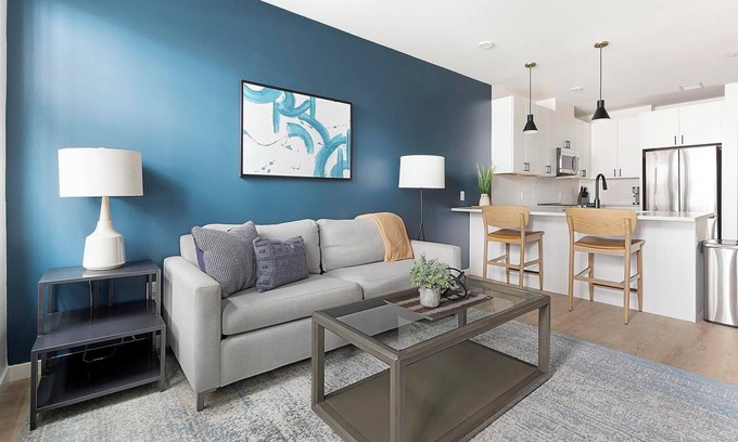 Civic Center Apartment | Landing | Amazing 1BD, Gym, Rooftop Lounge