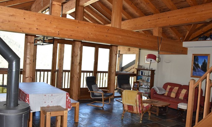 Pralognan-la-Vanoise Apartment | Large 4-room apt, mezzanine, 3 bathrooms, stove, near slopes