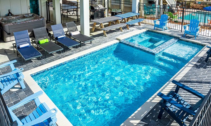 Cape San Blas House | Large Beachfront, Heated POOL & HOT TUB, Elevator