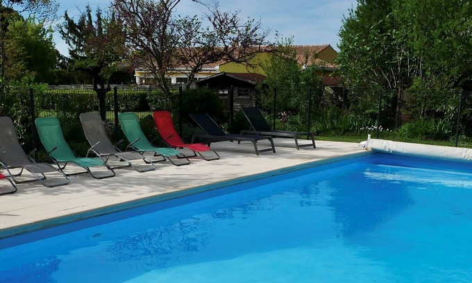 Haimps Villa | Large house (13 people) with private heated swimming pool and pétanque court