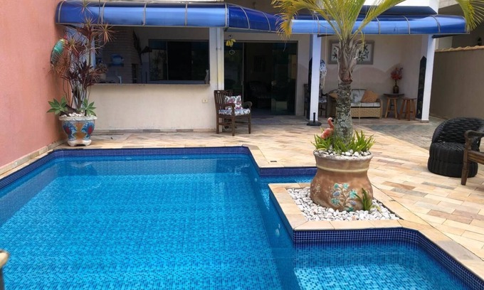 Jardim Casablanca House | Large house in Peruíbe - SP - 24 hrs security - Beach side.