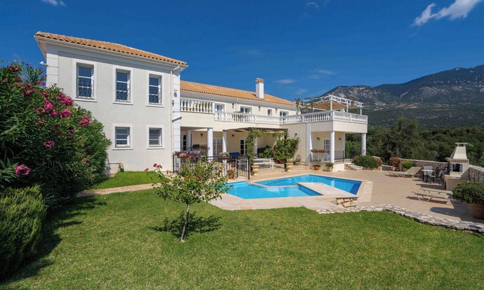 Karavados Villa | Large Luxury Villa sleeps 10-12, with Private Pool And Breathtaking Views