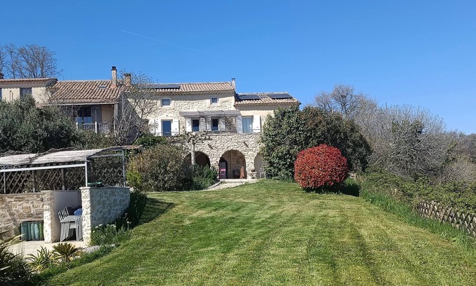 Saint-Marcel-d'Aredeche House | Large, tastefully renovated old house with elegant swimming pool.