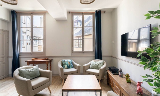 Centre Apartment | Le Bas des Lices - Joli T2 à Rennes