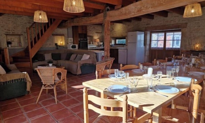 Genouille House | Le Bois Fleuri 3 Cottages 18 People Private Swimming Pool