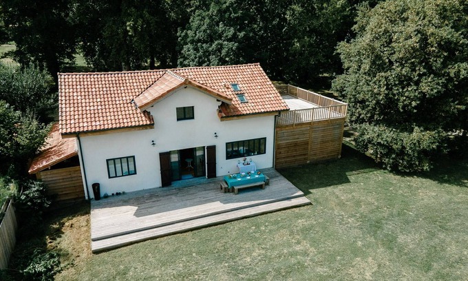 Saint-Julien-en-Born House | Le Bosquet - Maison de Charme Dans un Parc en Plein Coeur de Village