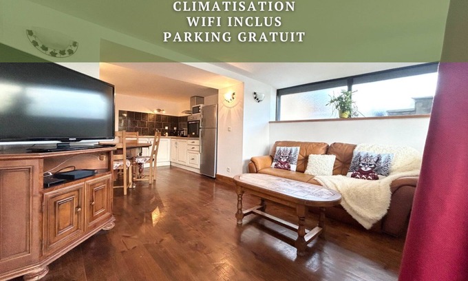 Saint-Pierre-d'Albigny Apartment | Le chat de lamartine - air conditioning, parking, wifi - clg savoie