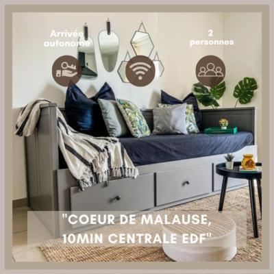 Malause Apartment | Le Gite 3 - Studio confort, 10min Golfech