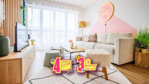 Troyes Apartment | Le Joyeux - Idéal Groupe - Parking Gratuit