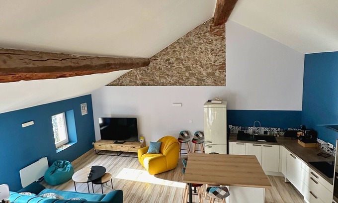 Vernet-les-Bains Apartment | Le Loft des toits de Vernet