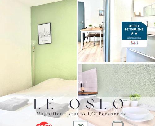 Poitiers Apartment | Le OSLO, à 50m de la gare TV connecté+Fibre