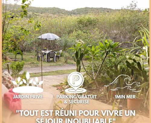 Capesterre-de-Marie-Galante House | Le Tropical Nest - Idéal Couple & Famille - Jardin Privé - MER - Parking Privé - Quartier Calme - Clim - Wifi HD - 5min Plages - Linge de maison fourni gratuit