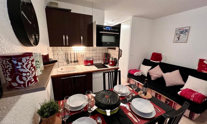 Eclose-Est Apartment | Le Val d'Huez, Vue sur le Village et le Domaine