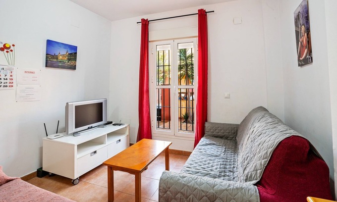 Lepe Apartment | Leisurely Apartment in Lepe with Swimming Pool