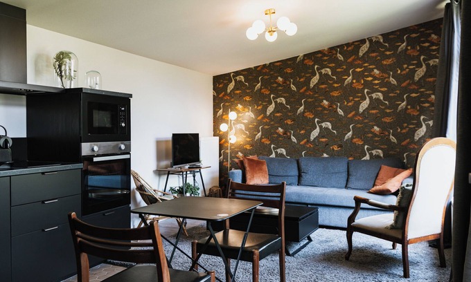 Mesnil-Val-Plage Apartment | Les Glycines, Chambre Avec Jardin